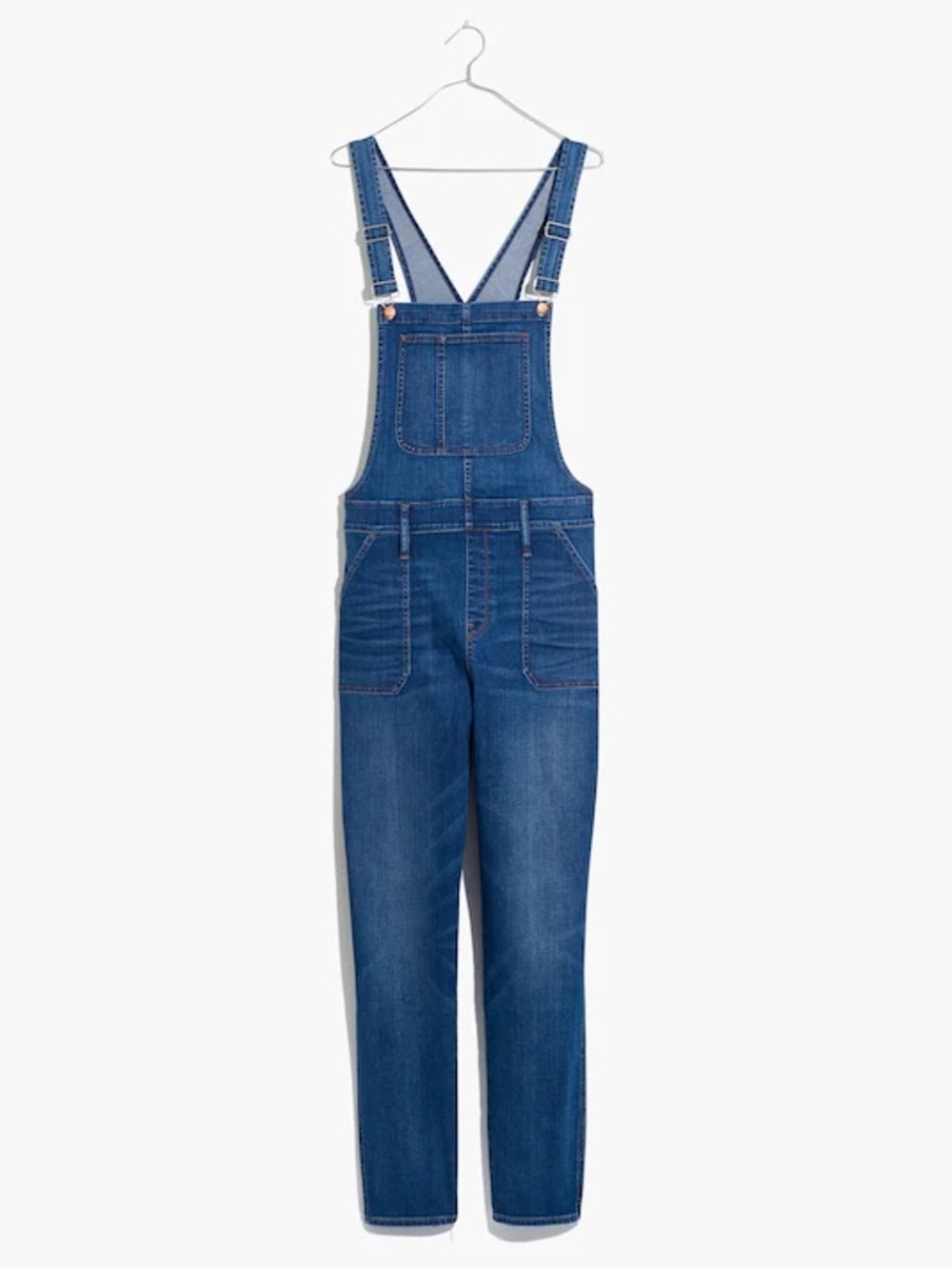 Madewell Skinny Overalls Denim Stretch Size X-Small - Picture 2 of 5